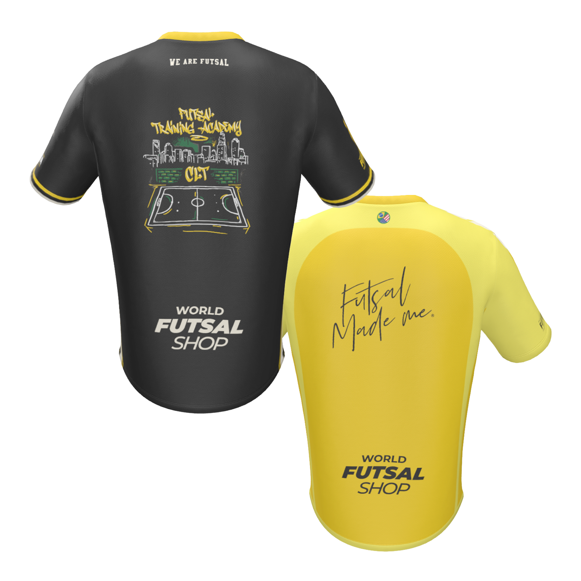 FTA Jaguars Reversible Training/Game Shirt CLT Edition – back view of reversible futsal jersey