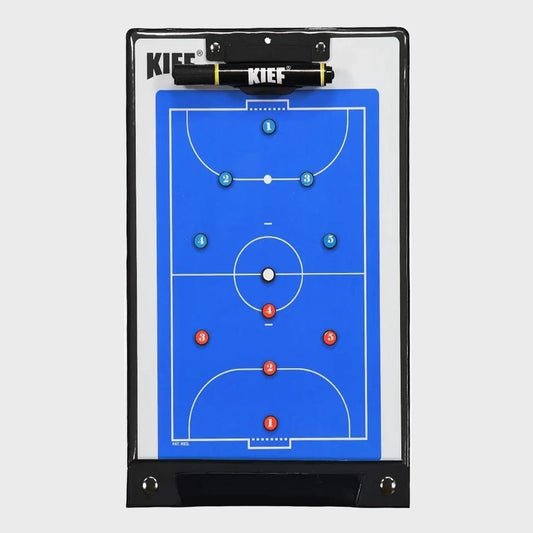 Magnetic futsal coaching board with dry erase marker for tactical play