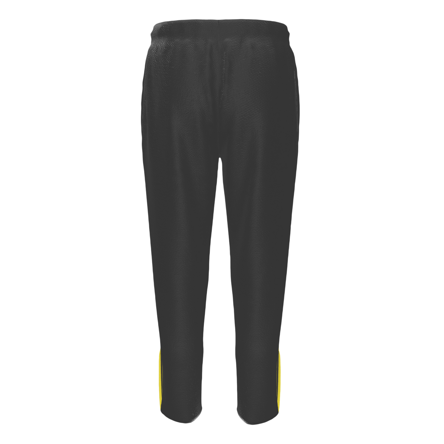 Black and yellow athletic pants