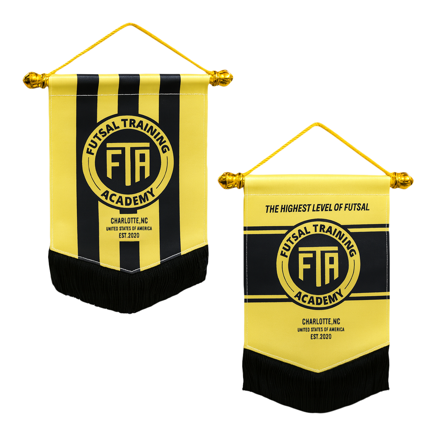 FTA Mini Exchange Flag – Double-Sided Premium Hanging Pennant