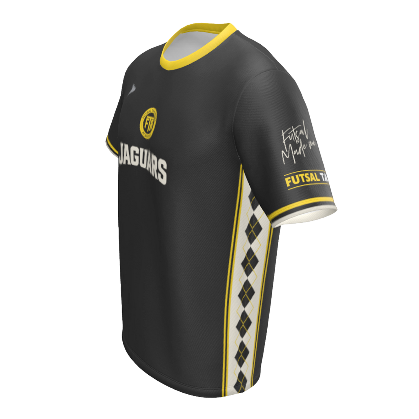 FTA Jaguars Reversible Training/Game Shirt CLT Edition – charcoal side detail view