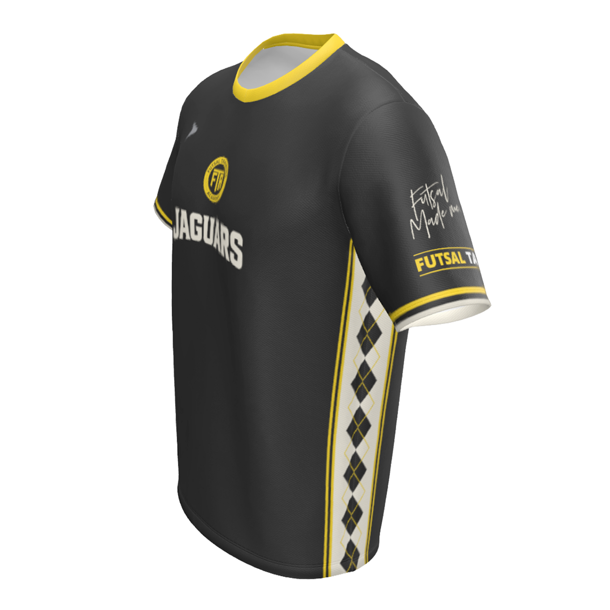 FTA Jaguars Reversible Training/Game Shirt CLT Edition – charcoal side detail view