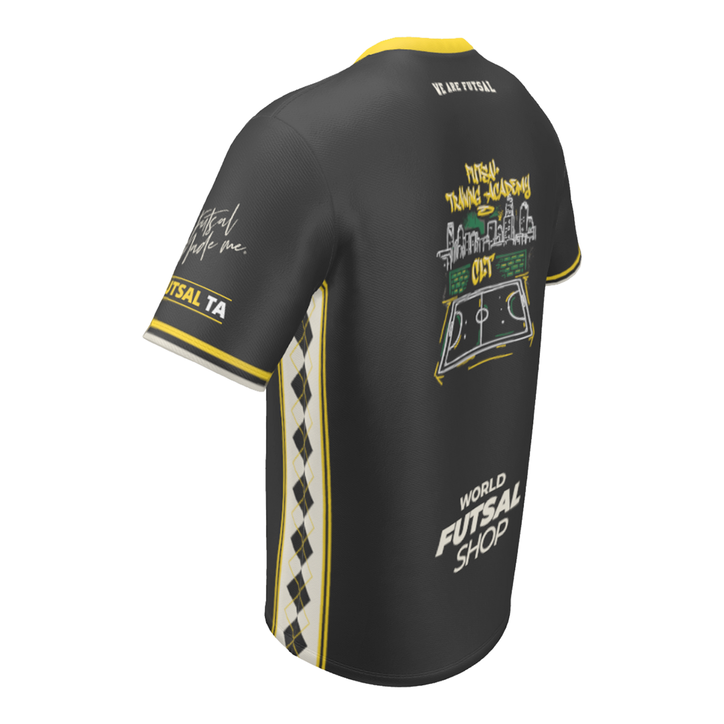 FTA Jaguars Reversible Training/Game Shirt CLT Edition – charcoal side detail view