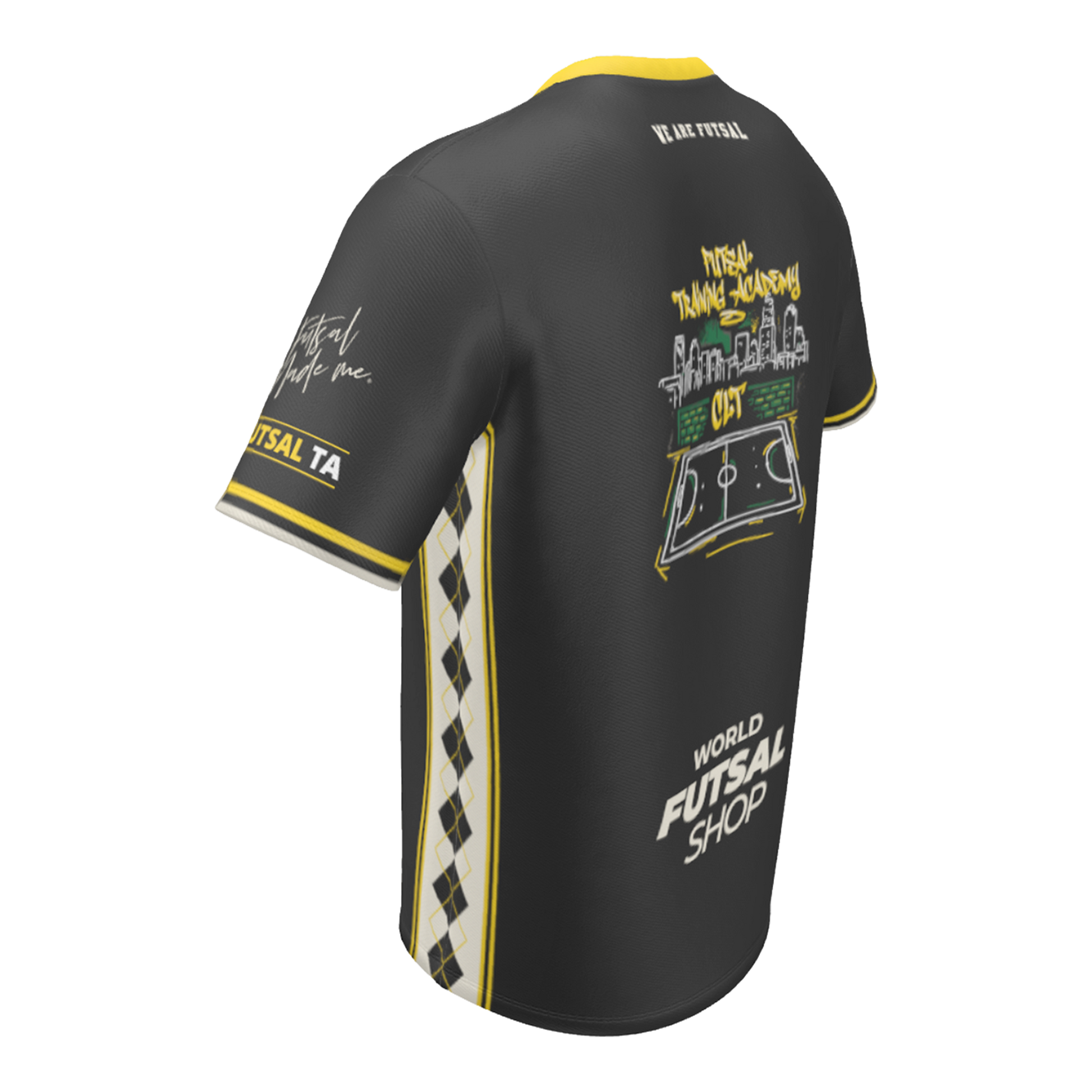 FTA Jaguars Reversible Training/Game Shirt CLT Edition – charcoal side detail view