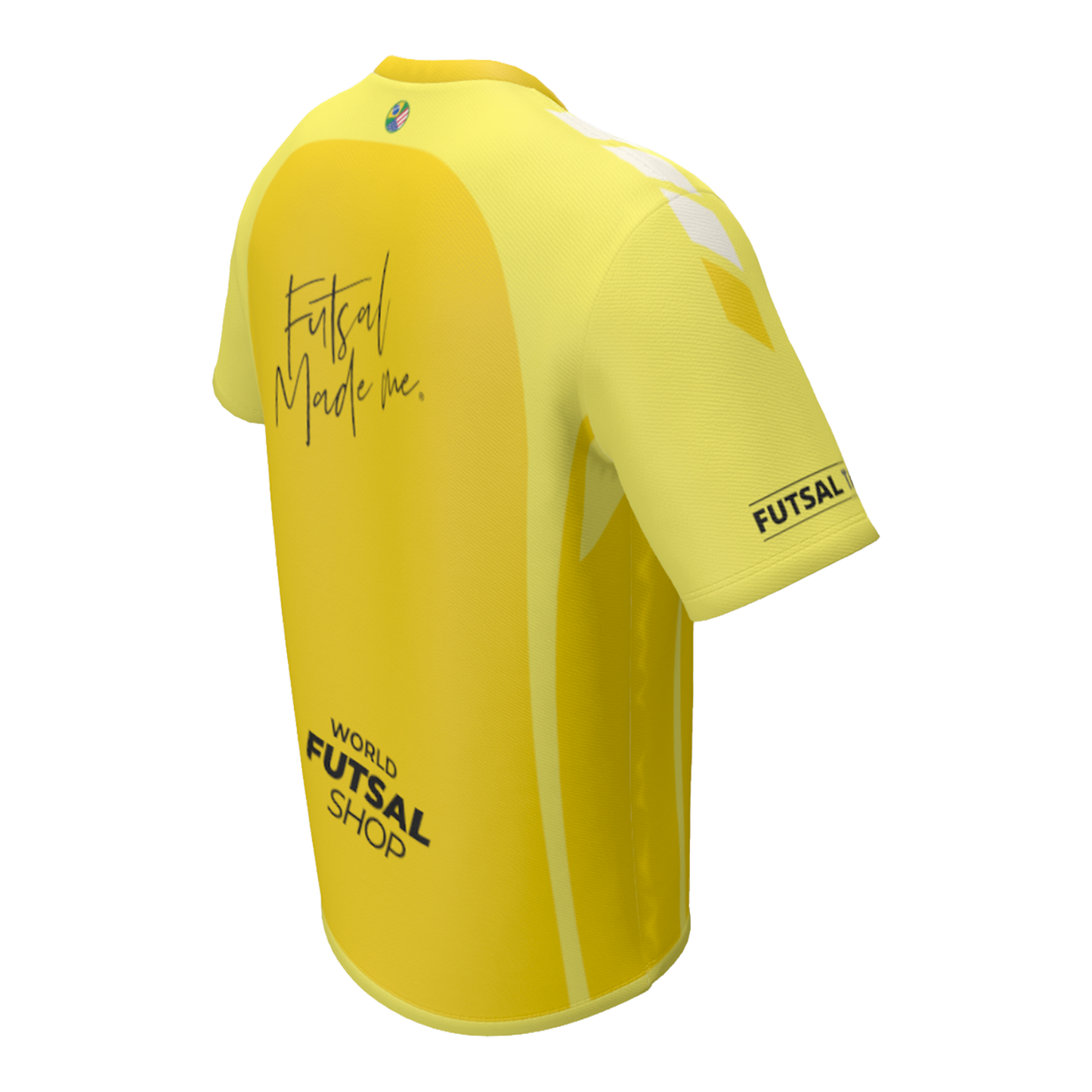 FTA Jaguars Reversible Training/Game Shirt CLT Edition – yellow side detail view