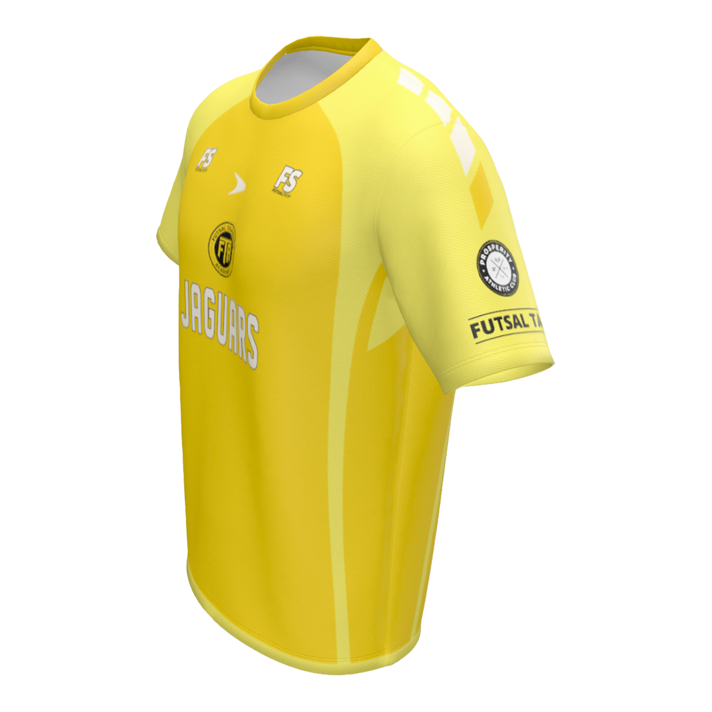 FTA Jaguars Reversible Training/Game Shirt CLT Edition – yellow side detail view